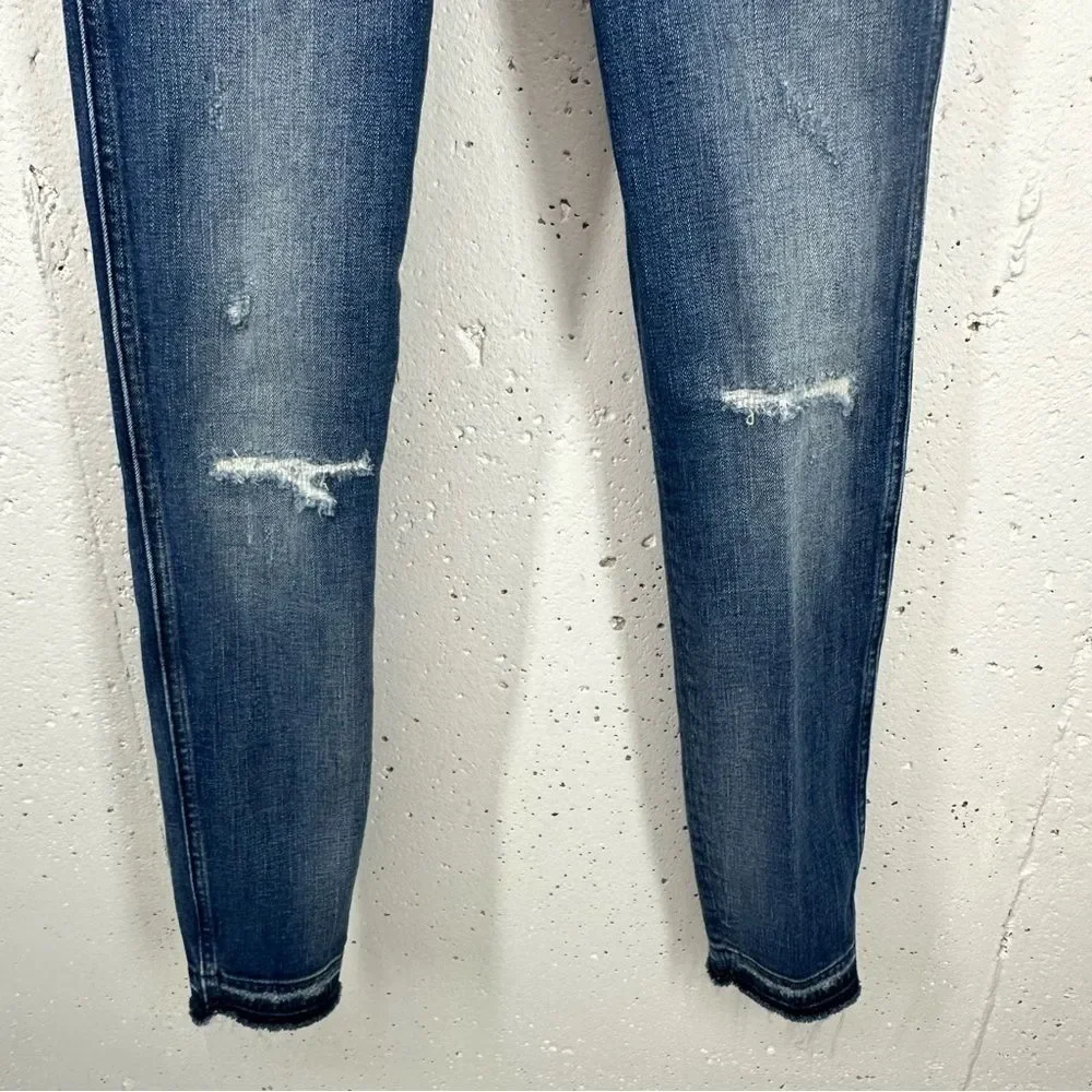 Madewell Women's size 24 High Rise 9”Skinny Distressed Jeans